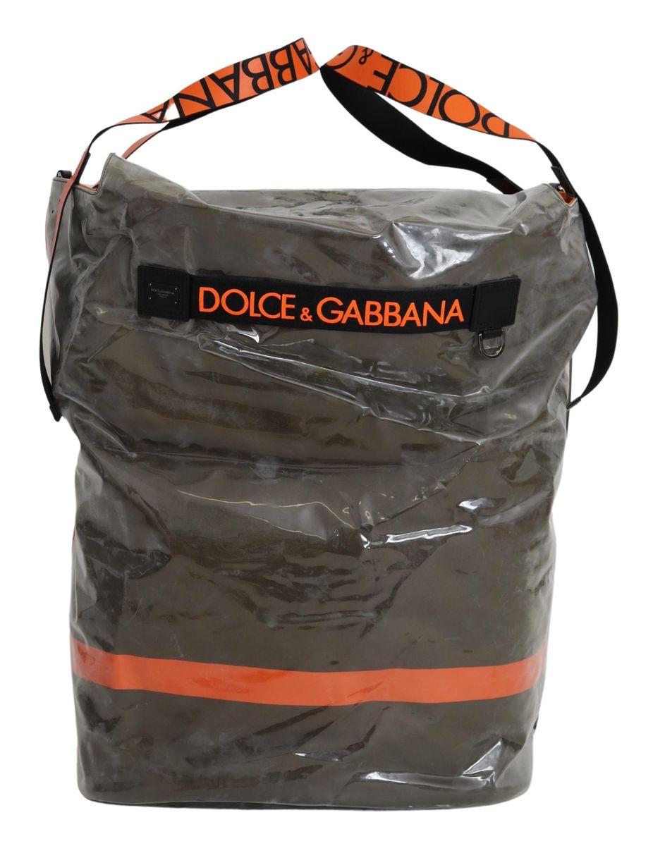 Dolce & gabbana coton hommes gros tissu tissu shopping fourre-tout pour hommes