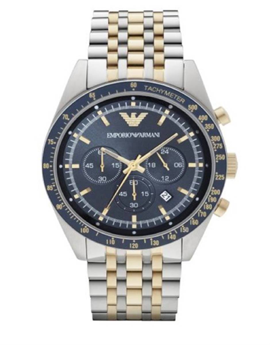 Klassische Tazio Bicolor-Chronographenuhr