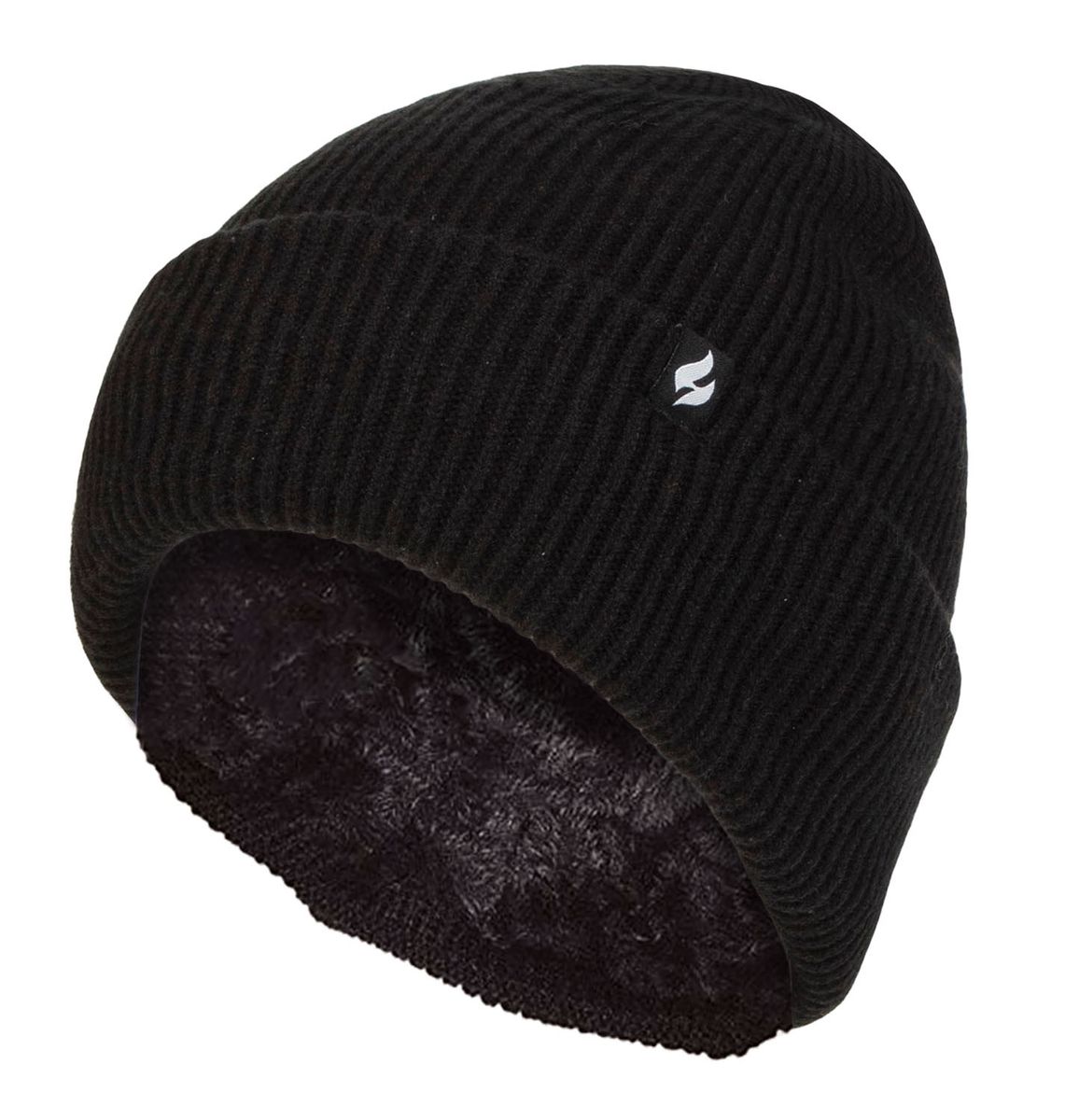 Fleece gefütterte gerippte Mütze