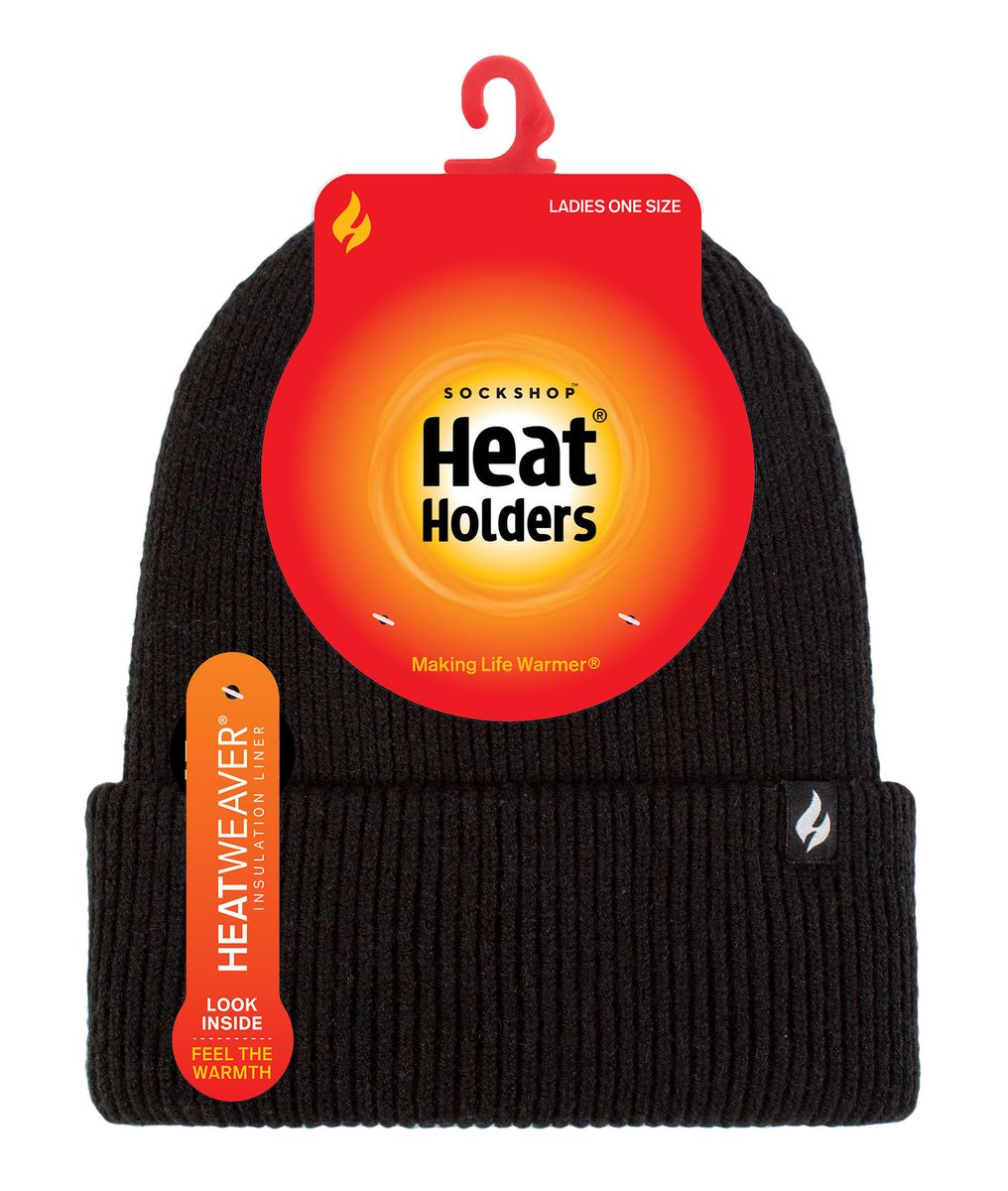 Fleecegefütterte gerippte Beanie-Mütze
