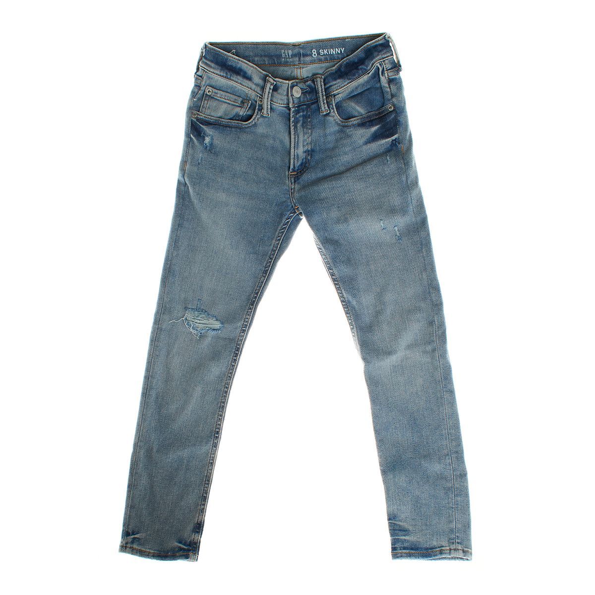 Skinny-Fit Jeans mit Used-Look