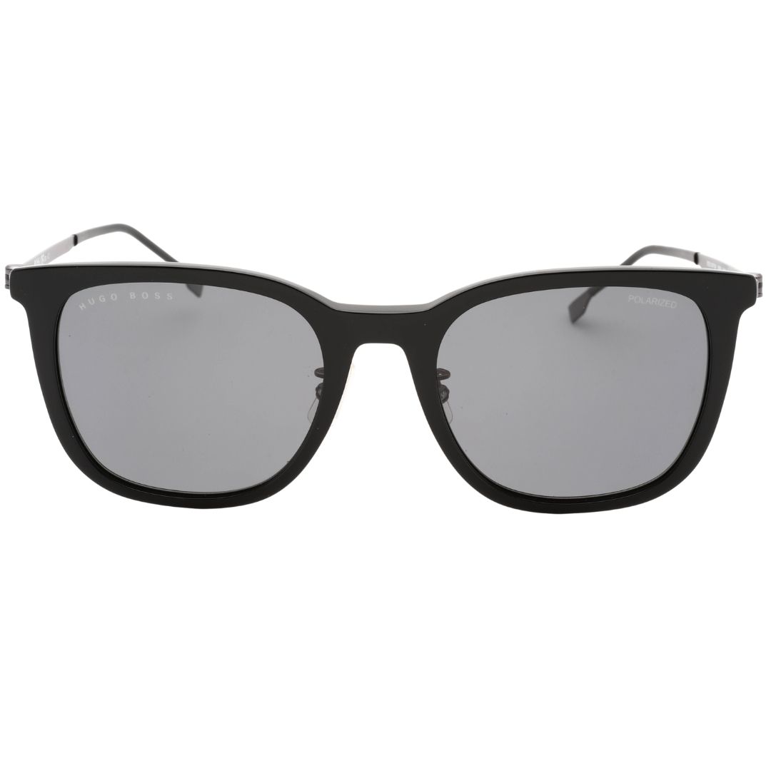 Klassische polarisierte Sonnenbrille mit schwarzem Rahmen