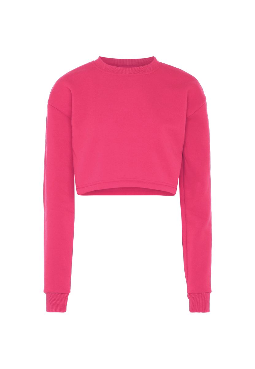Cropped Langarm Sweatshirt