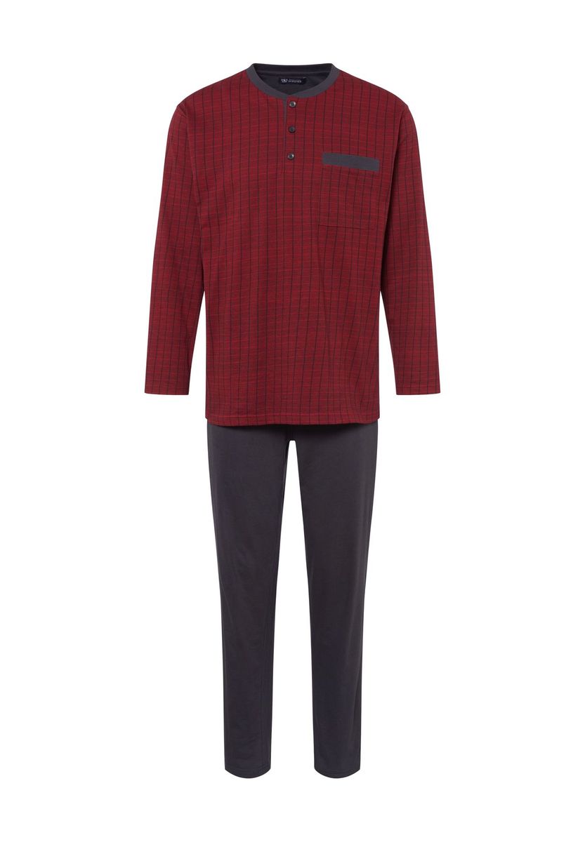 Herren Langarm Schlafanzug Set