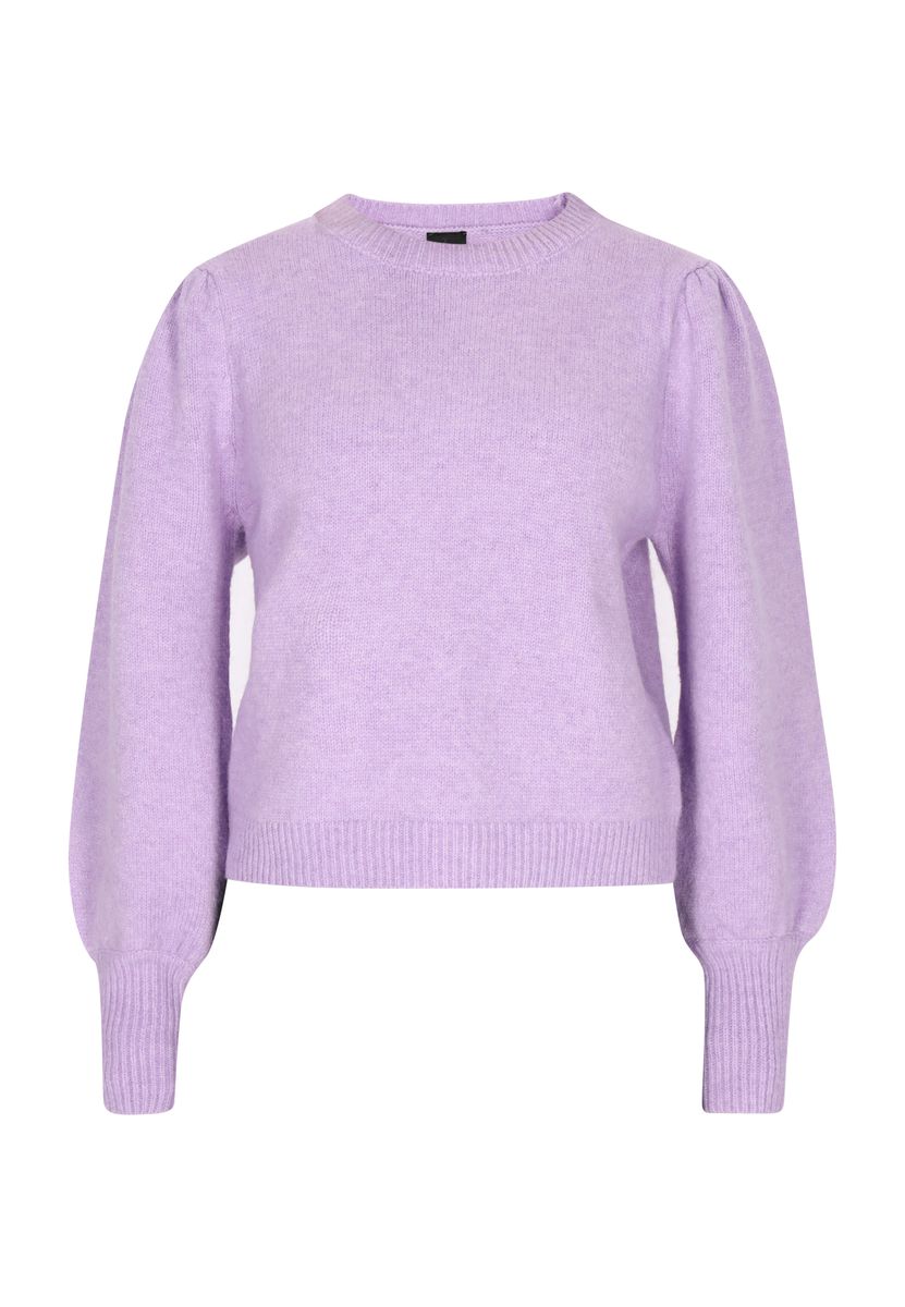 Eleganter Strickpullover mit Rundhalsausschnitt