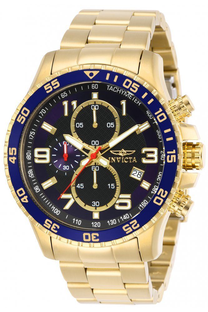Goldfarbene Chronograph Specialty Uhr
