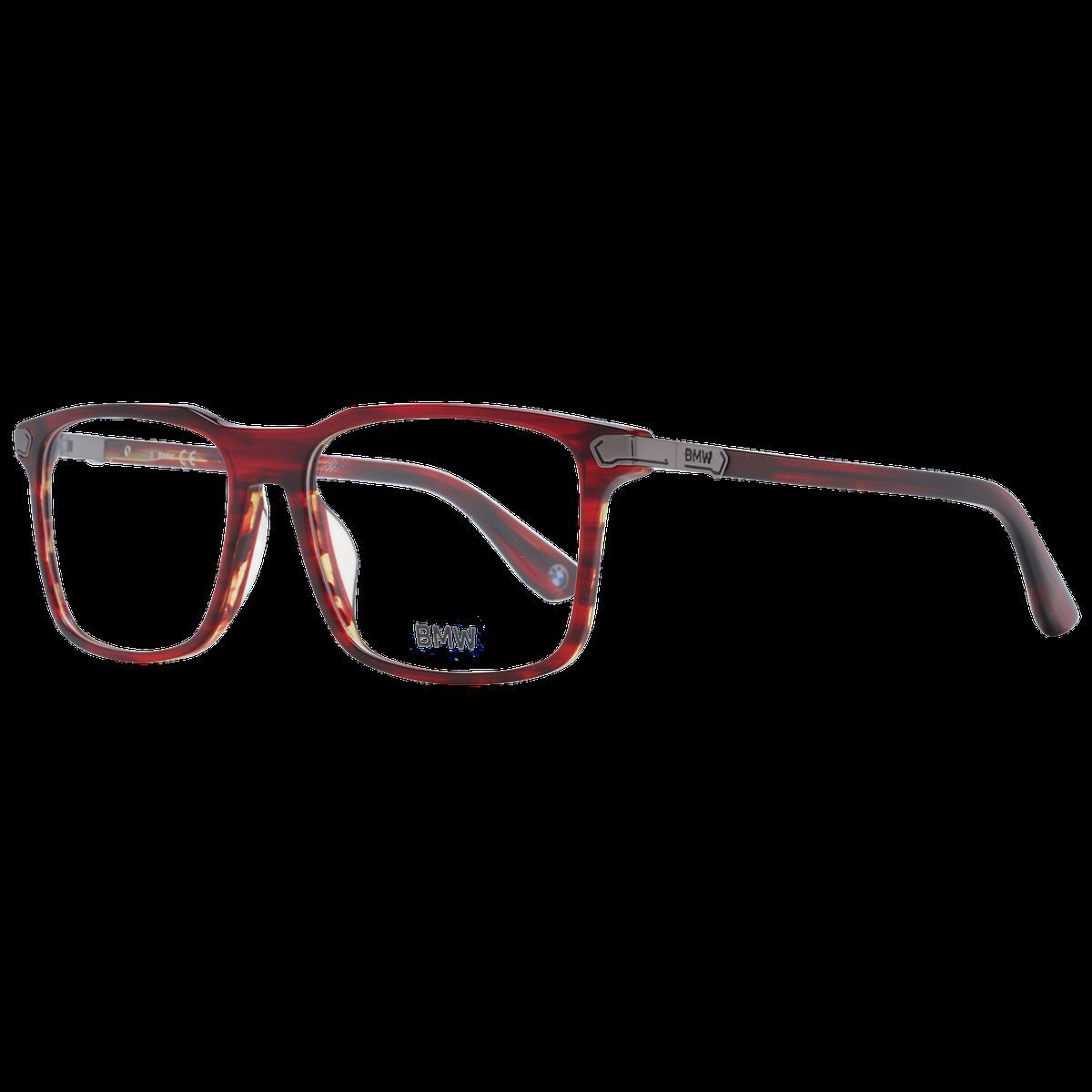 Brille mit rotem Schildpattmuster