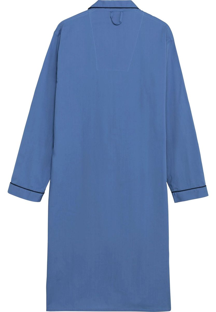 Herren Knielanges Baumwoll Nachthemd