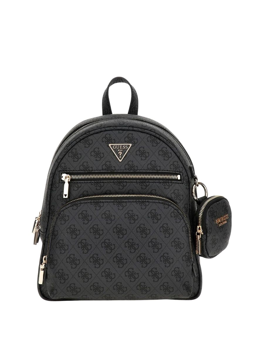 Schicker Monogramm-Mini-Rucksack mit Anhänger