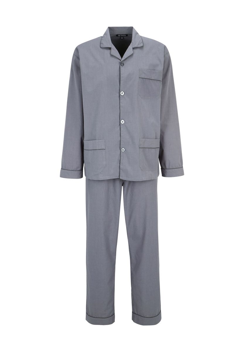 Klassisches Herren Pyjama Set, lange Ärmel