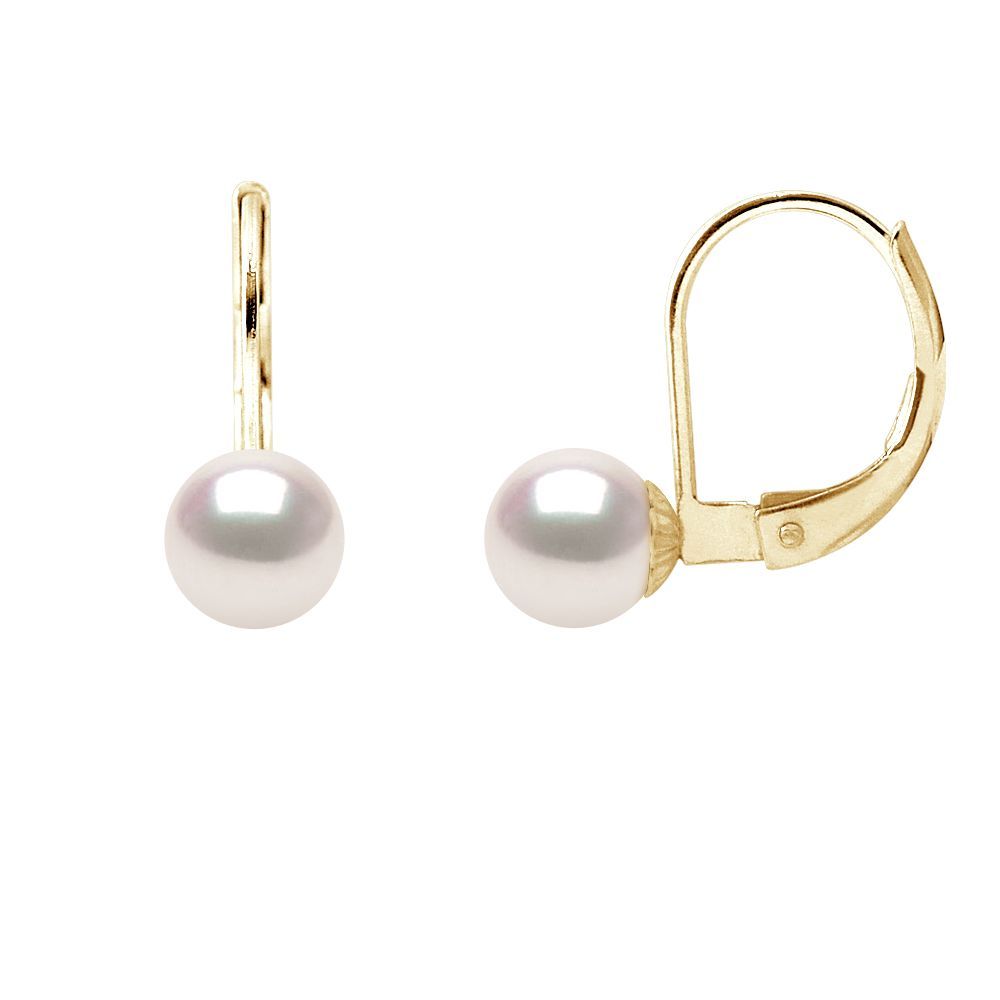 Akoya Perlenohrringe Gold