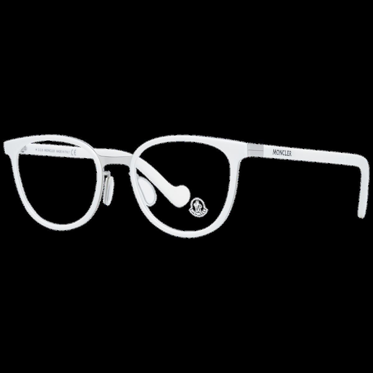 Weiße Unisex-Brille mit Schmetterlingsrahmen