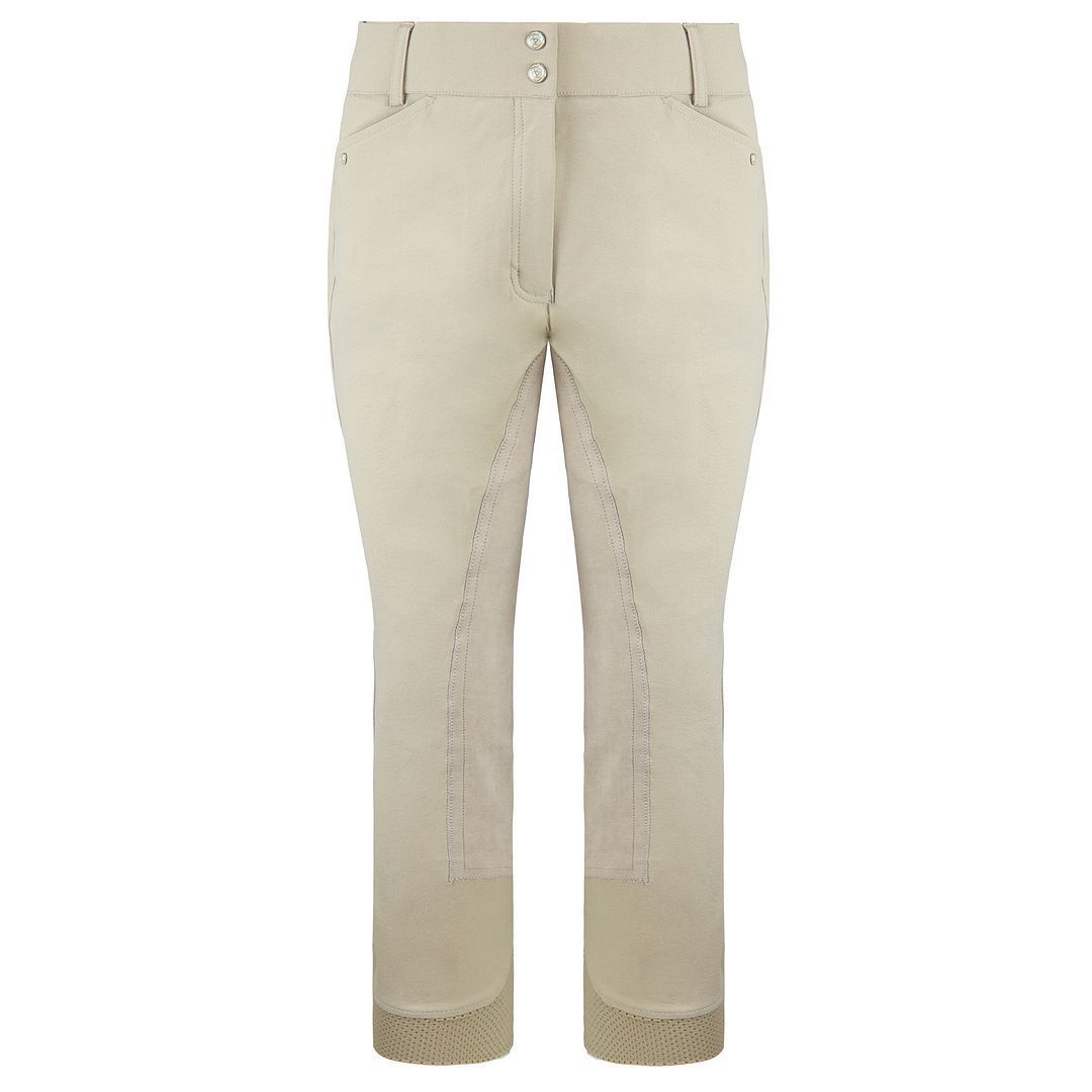 Reithose mit Vollbesatz, Tan