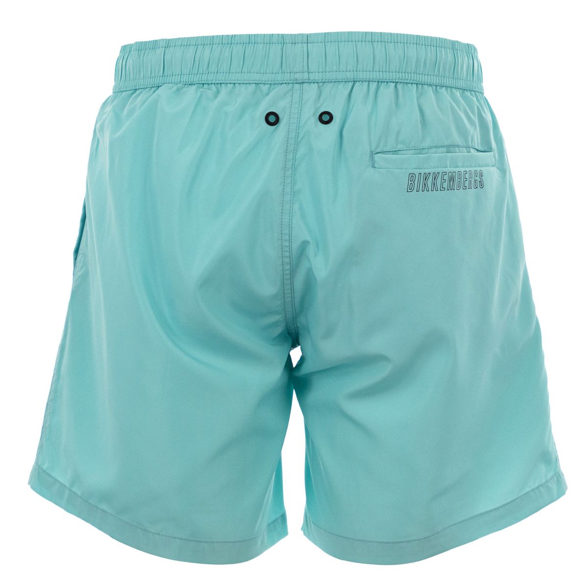 Badeshorts mit Logo-Farbverlauf