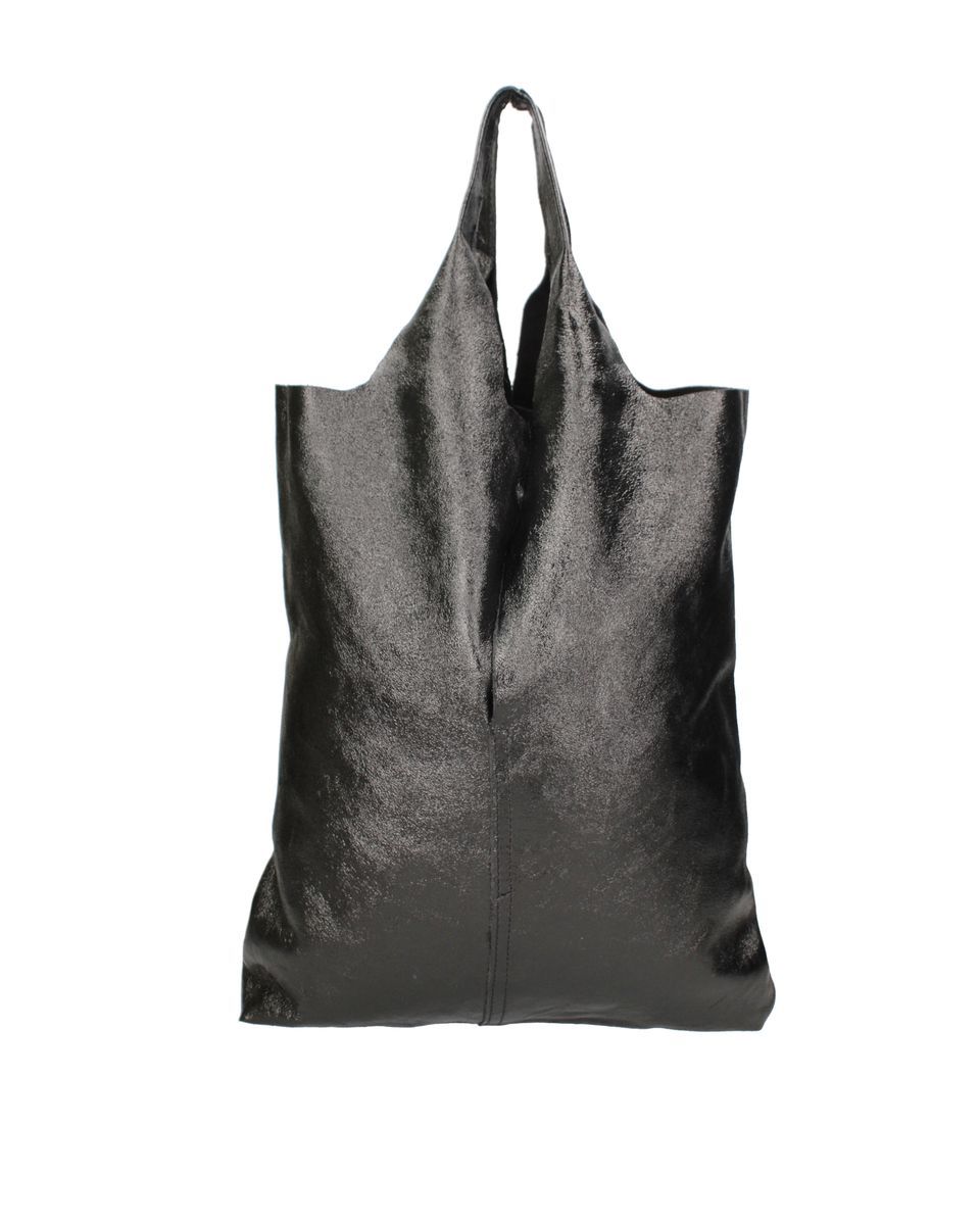 Minimalistische Leder Hobo Tasche