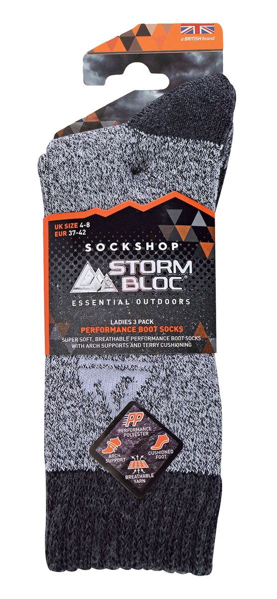 Gepolsterte Performance-Wandersocken