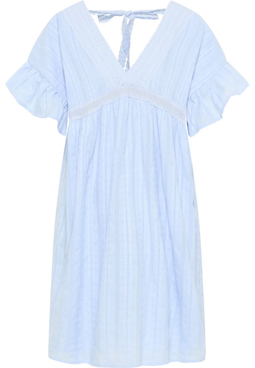 Dreimaster Kleid Damen Hellblau