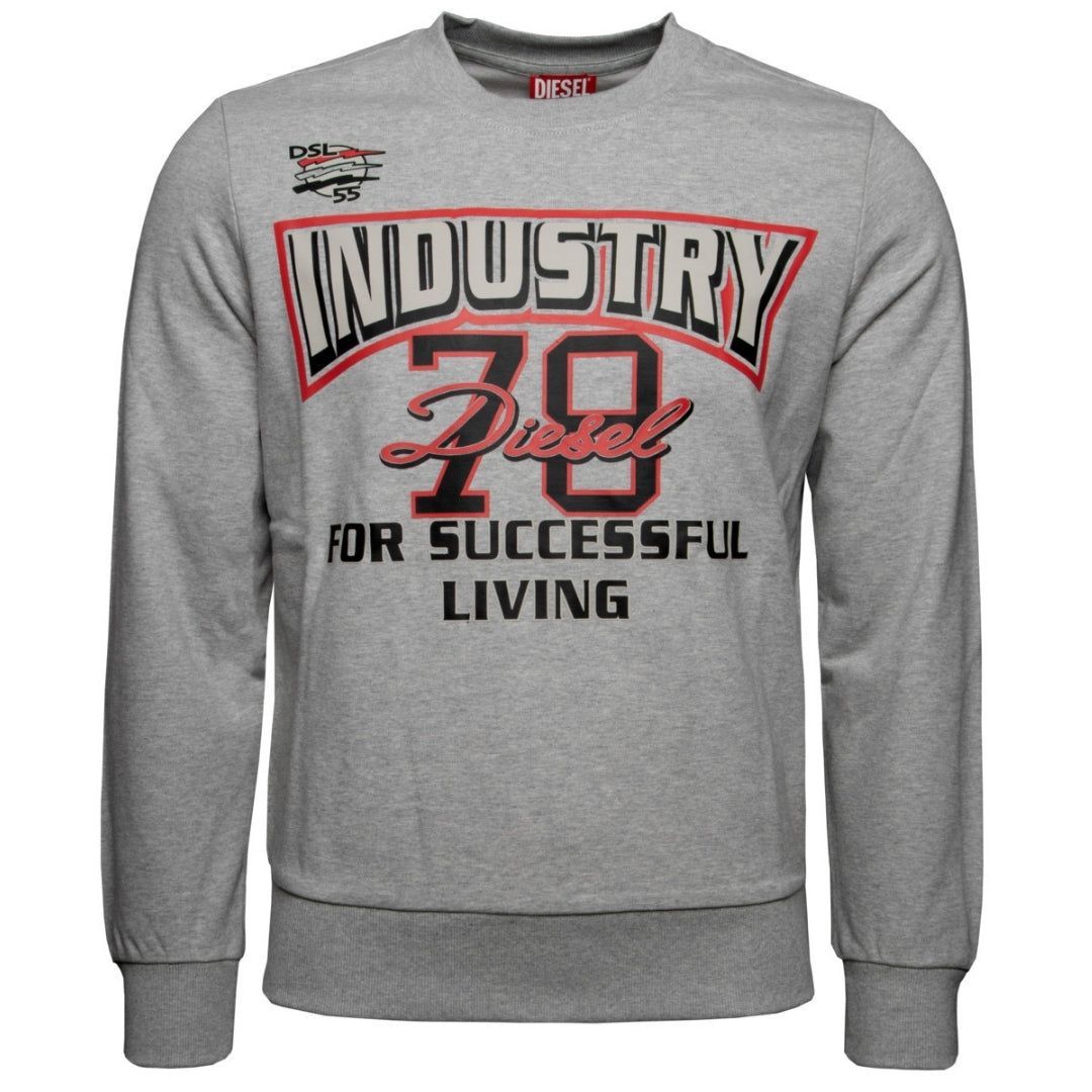 Sweatshirt mit Grafikprint und Rundhalsausschnitt