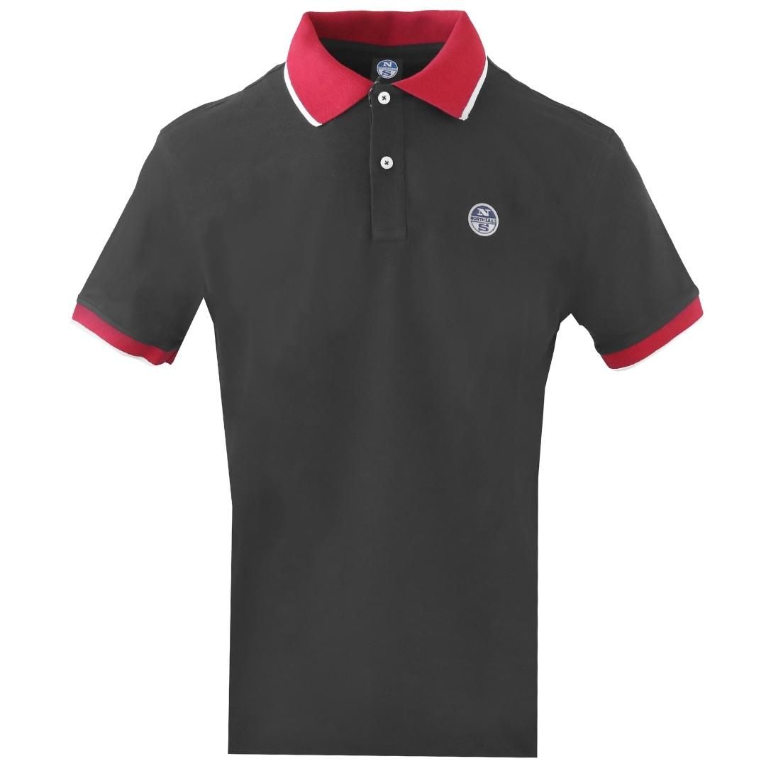 Herren Poloshirt mit Kontrastkragen