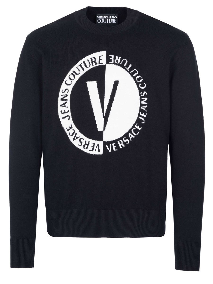 Versace Jeans Couture Logo Baumwollpullover