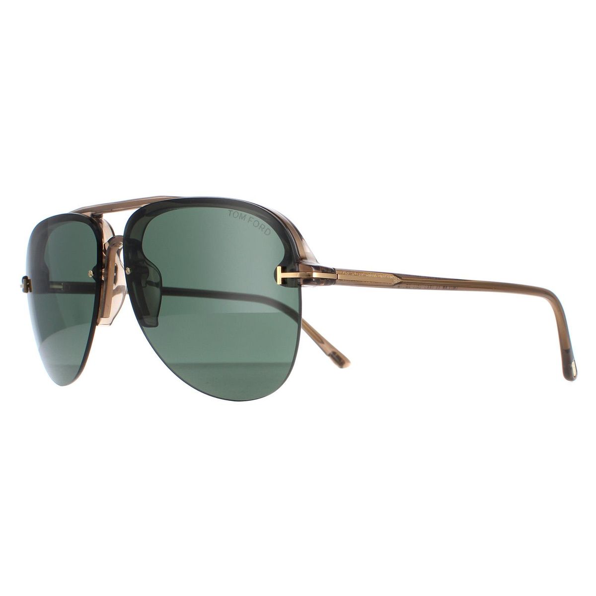 Klassische Aviator-Sonnenbrille mit Logo