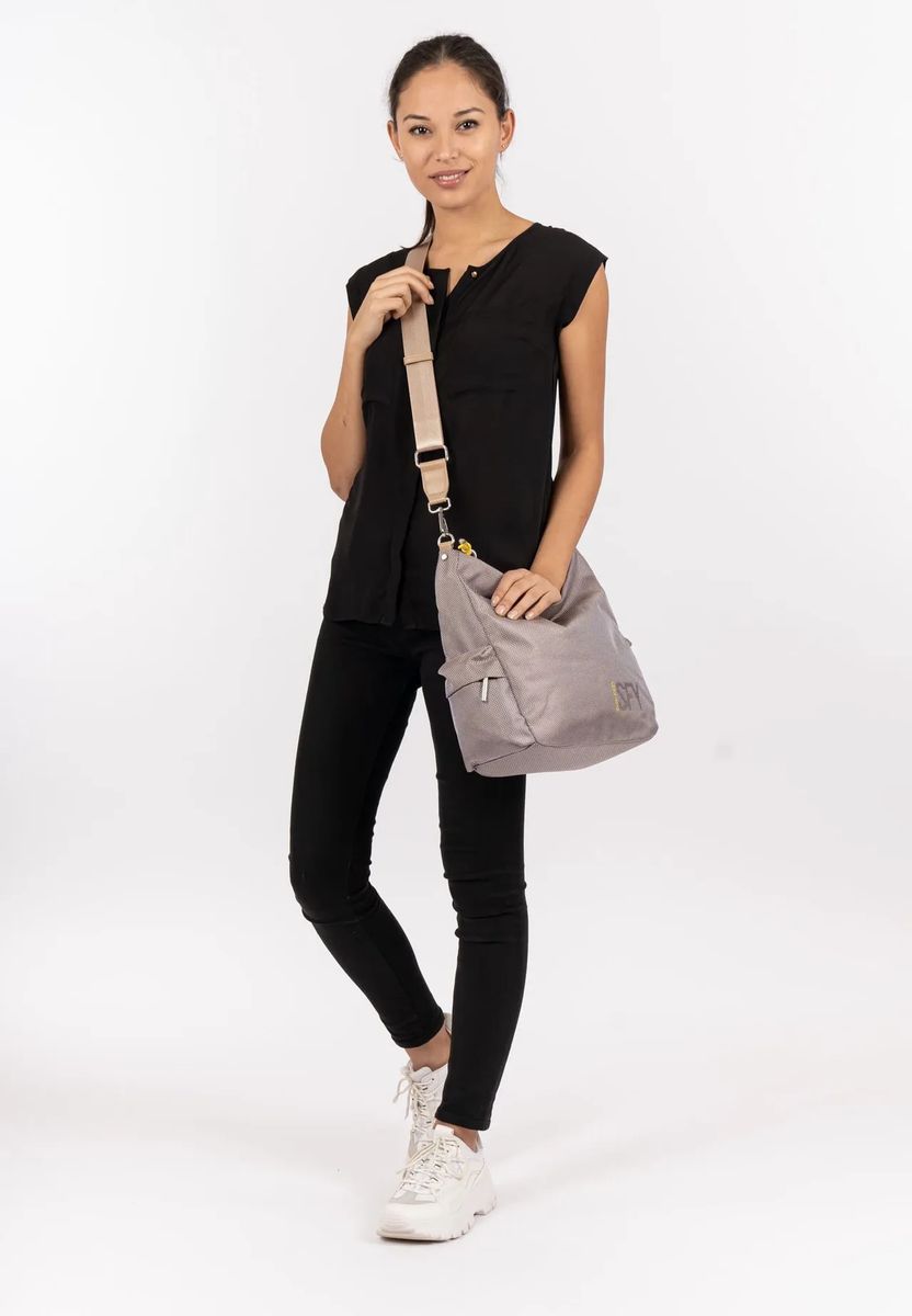 SURI FREY Umhängetasche, Seitenfächer, Reißverschlussfach, für Damen, beige