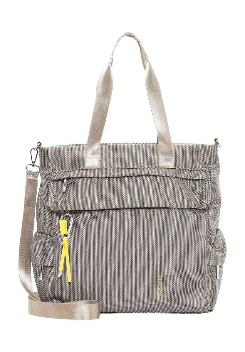 SURI FREY Shopper, Logo-Print, Reißverschluss, für Damen, beige