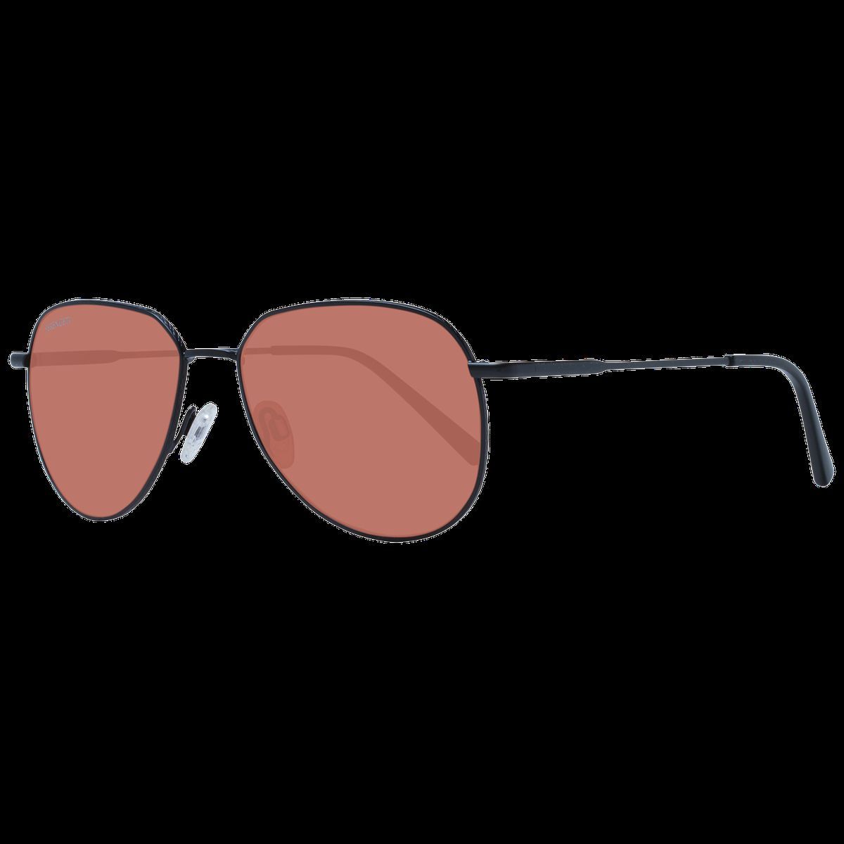 Aviator Sonnenbrille aus Metall mit braunen Gläsern