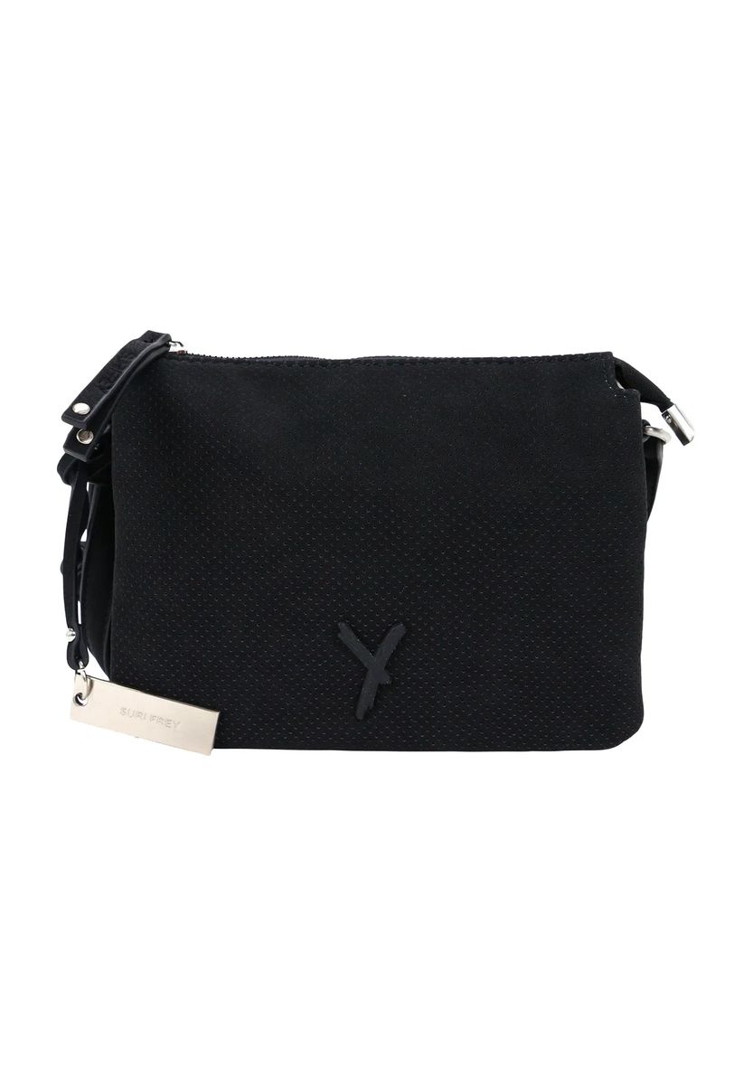 SURI FREY Umhängetasche, Emblem, Kunstleder, für Damen, schwarz, 99