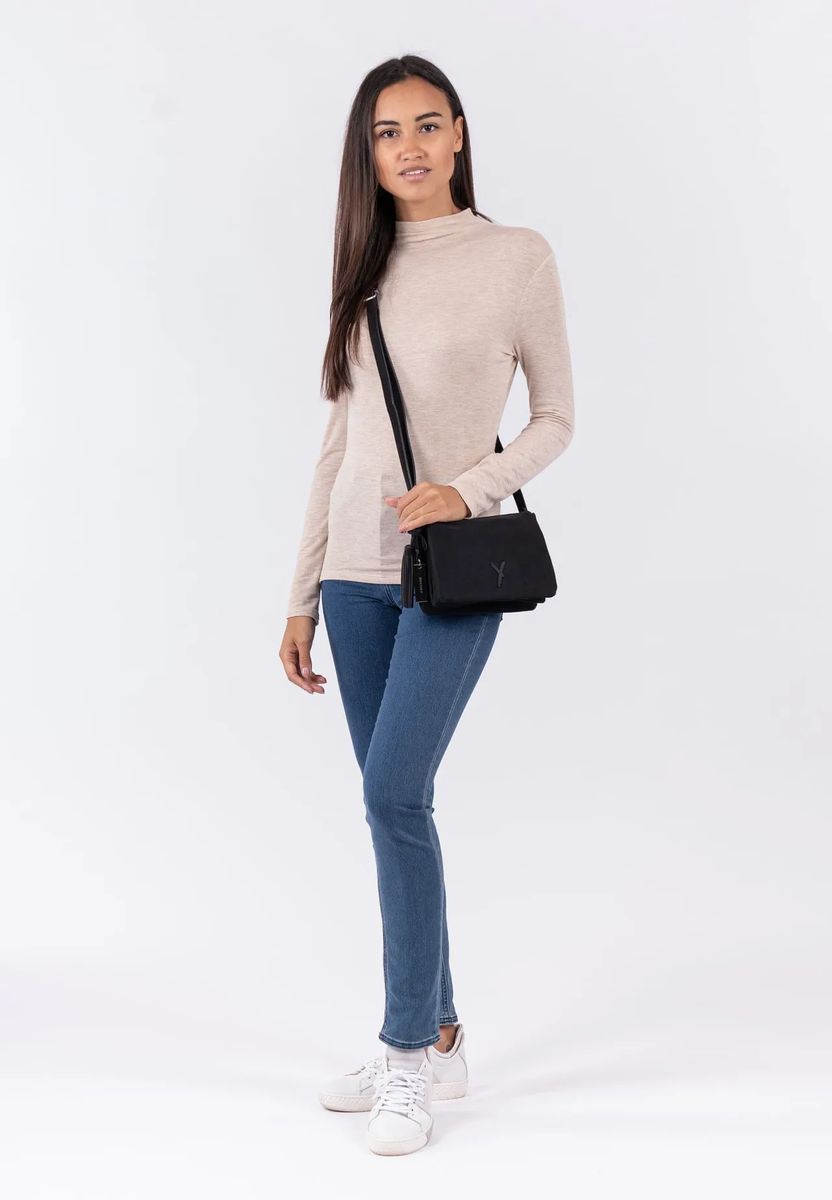 SURI FREY Umhängetasche, Emblem, Kunstleder, für Damen, schwarz, 99