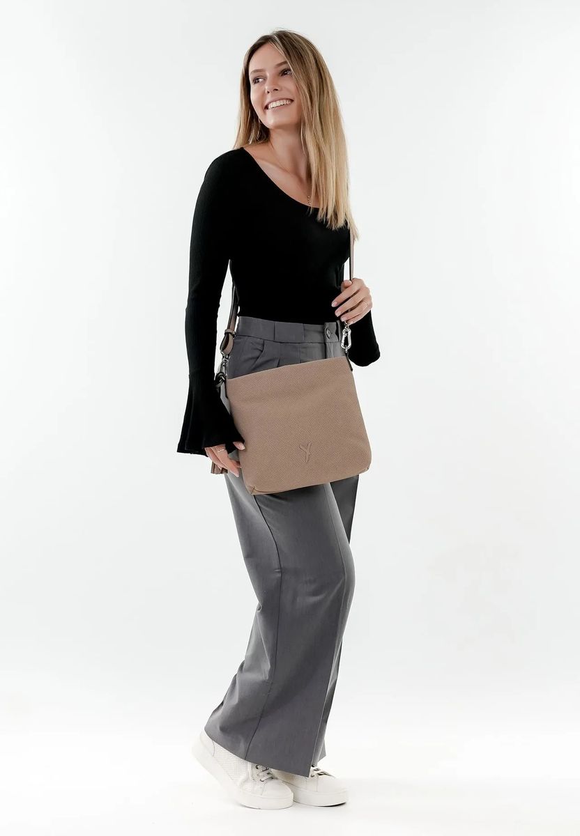 SURI FREY Umhängetasche, Kunstleder, uni, für Damen, beige, 99