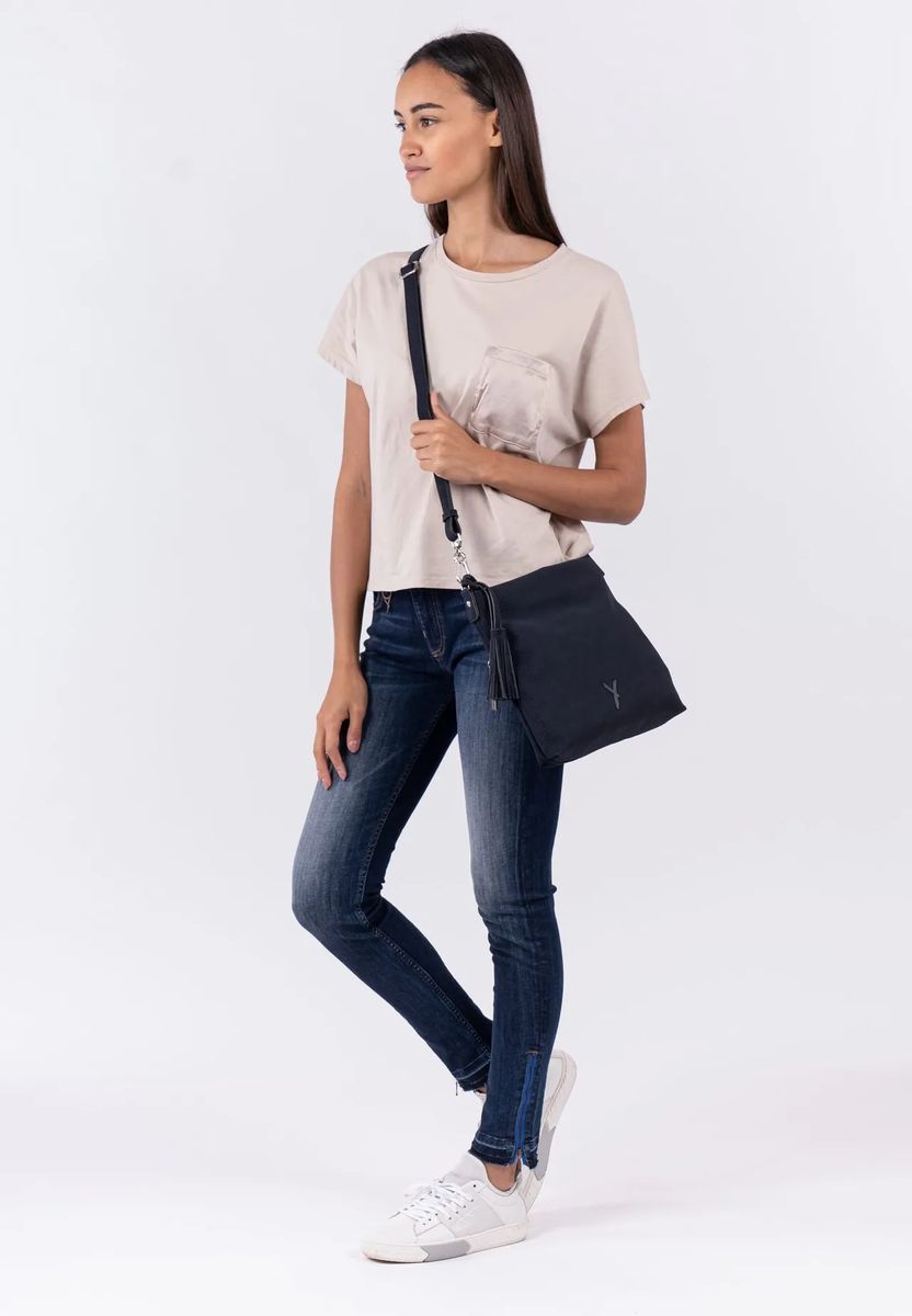 SURI FREY Umhängetasche, Kunstleder, uni, für Damen, blau, 99