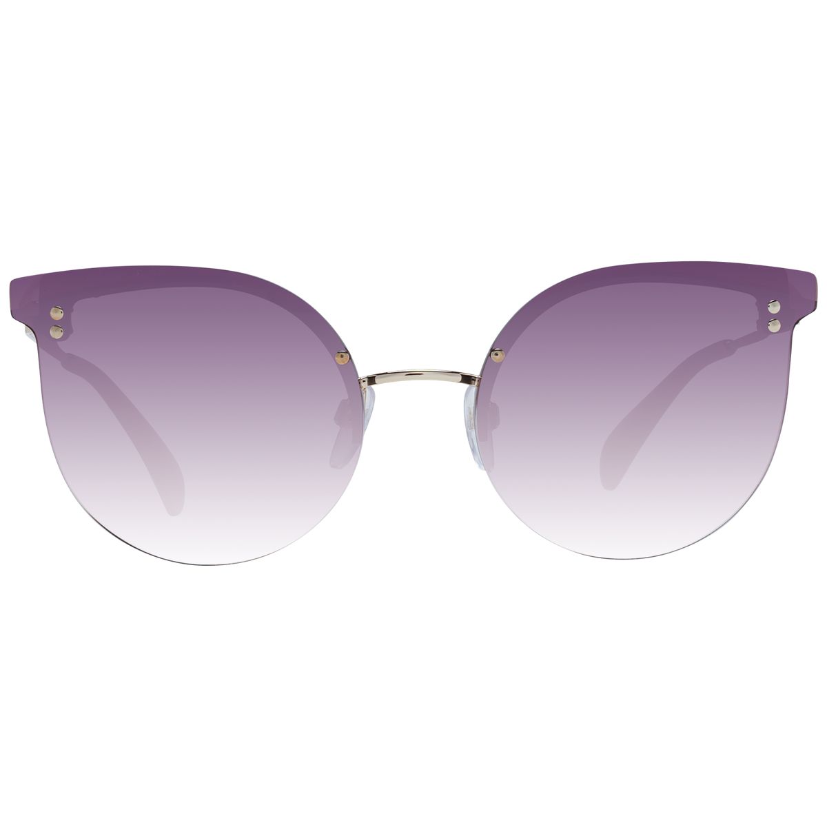 Randlose Cat-Eye-Sonnenbrille mit Farbverlauf