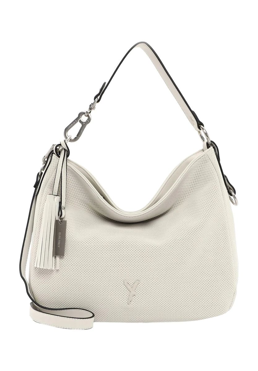 SURI FREY Schultertasche, Kunstleder, Anhänger, uni, für Damen, beige, 99