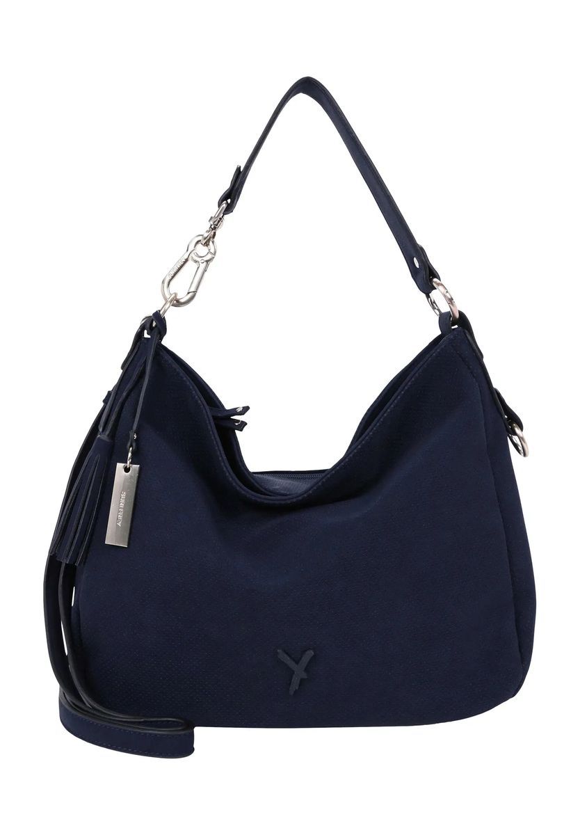 SURI FREY Schultertasche, Kunstleder, Anhänger, uni, für Damen, blau, 99