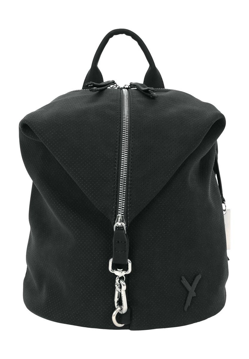 SURI FREY Rucksack, Emblem, Kunstleder, für Damen, schwarz, 99