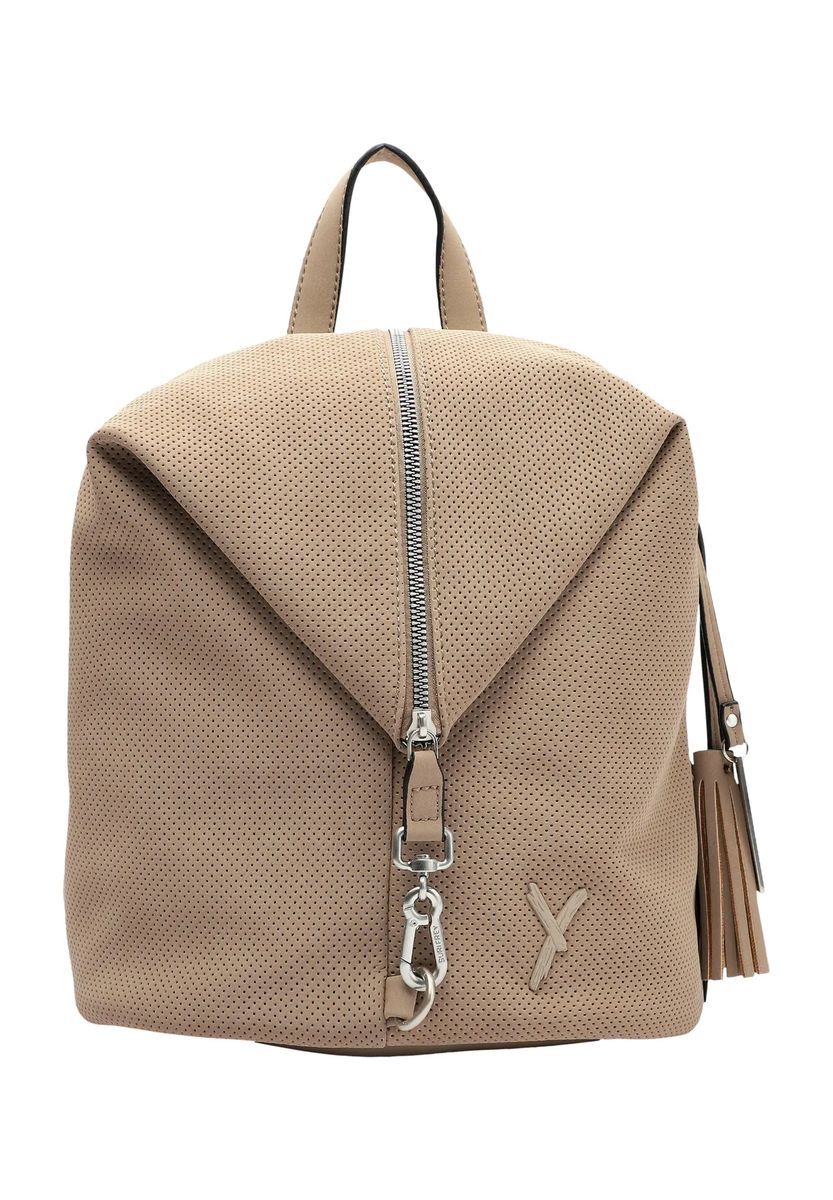 SURI FREY Rucksack, Emblem, Kunstleder, für Damen, beige, 99