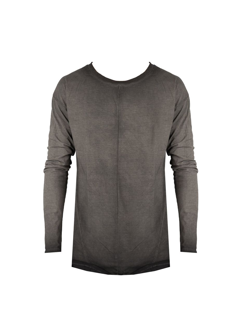 Locker geschnittenes Langarm T-Shirt