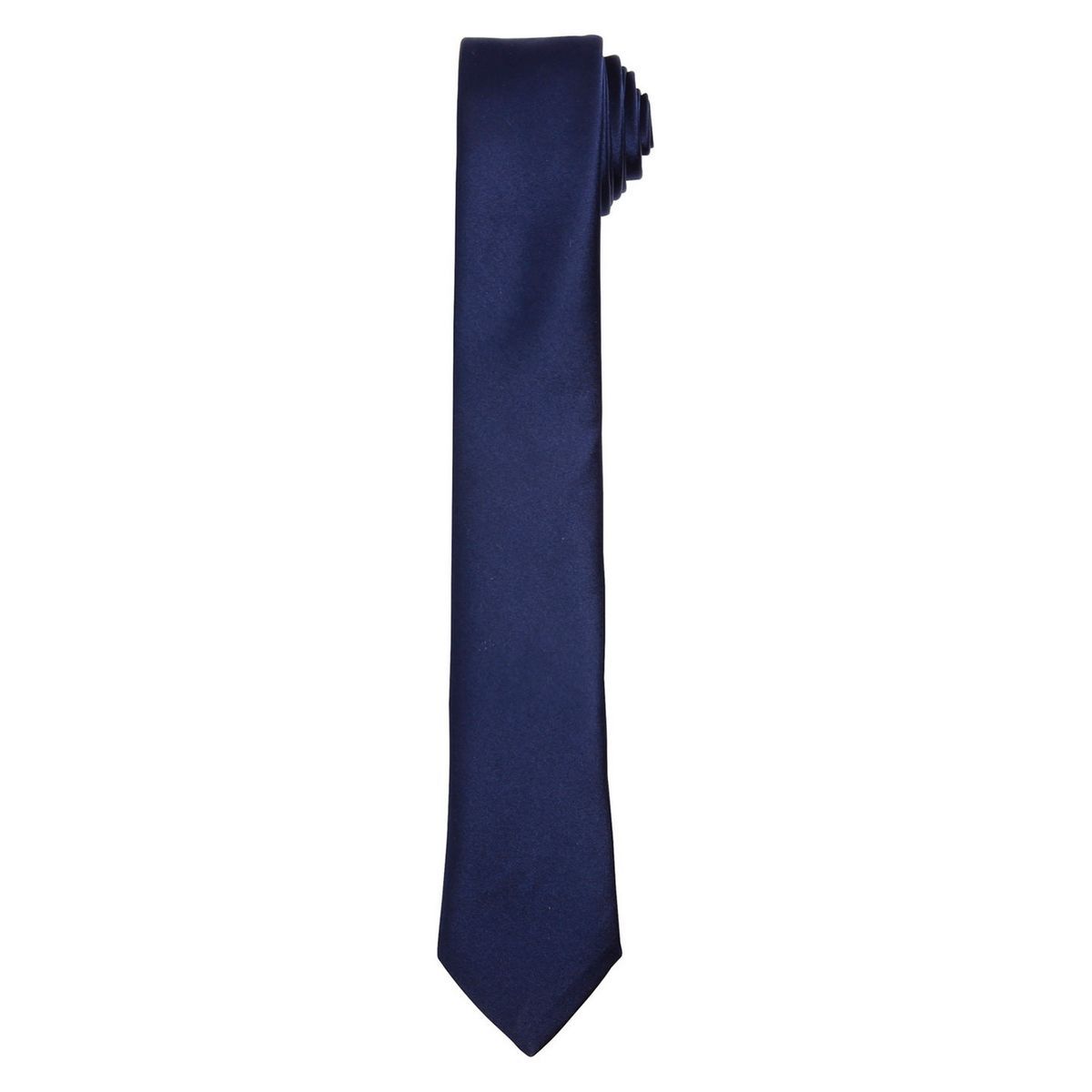 Klassische schmale Krawatte in Marineblau