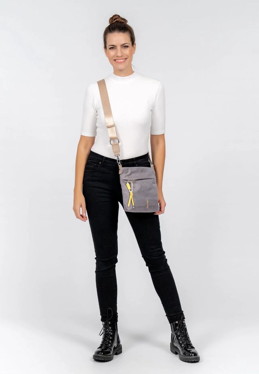 SURI FREY Umhängetasche, Melange, Reißverschluss, für Damen, beige