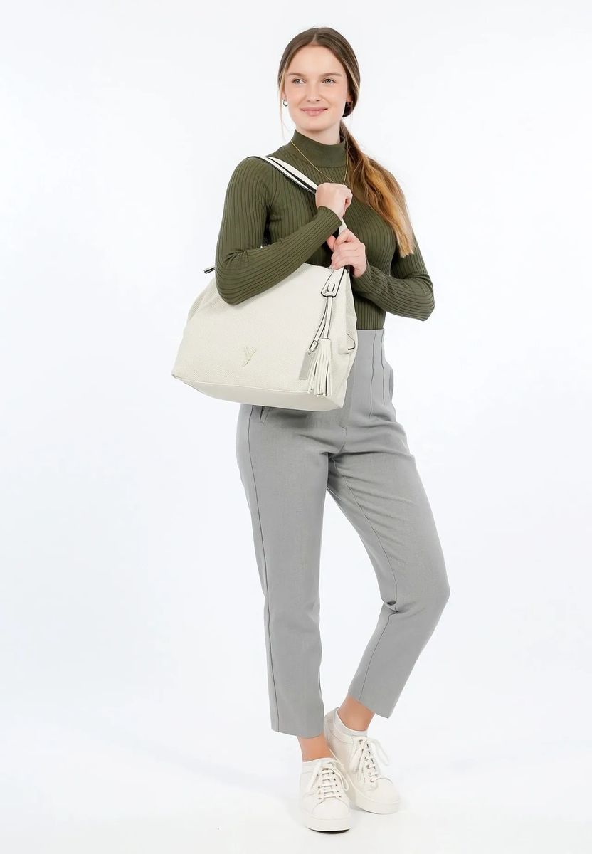 SURI FREY Shopper, Anhänger, uni, für Damen, weiß, 99