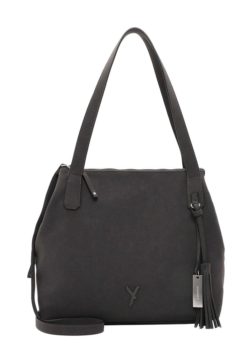 SURI FREY Shopper, Anhänger, uni, für Damen, grau, 99