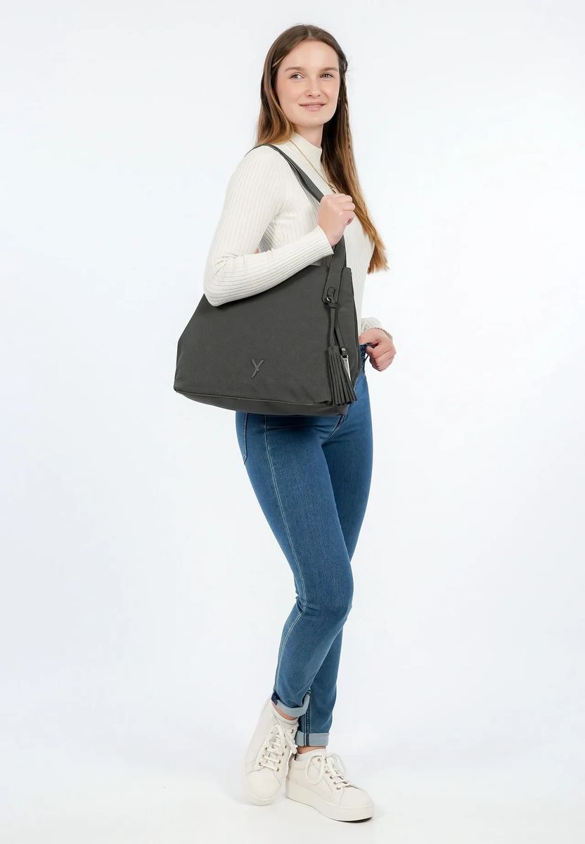 SURI FREY Shopper, Anhänger, uni, für Damen, grau, 99