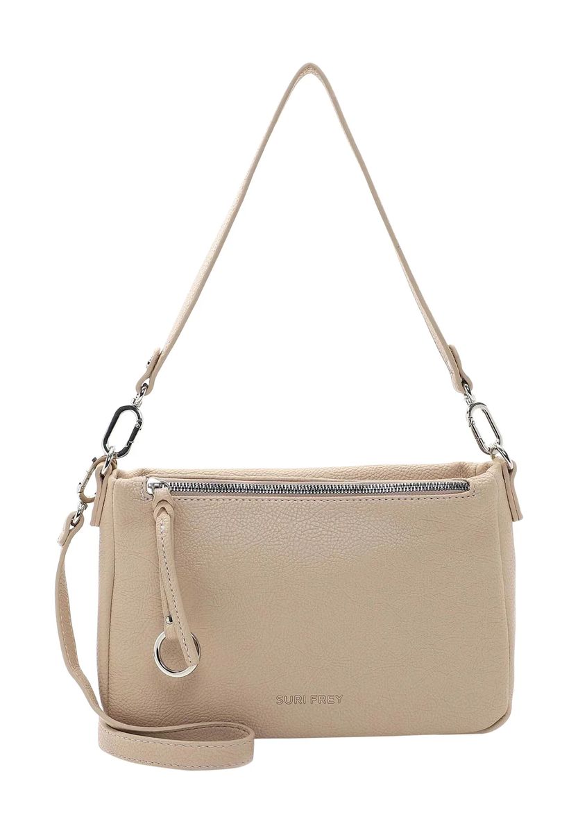 SURI FREY Schultertasche, Kunstleder, Anhänger, für Damen, beige