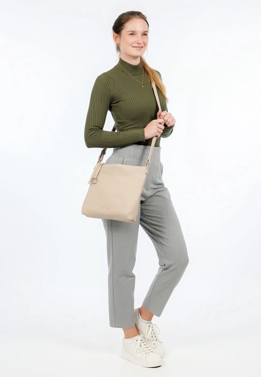 SURI FREY Umhängetasche, uni, für Damen, beige