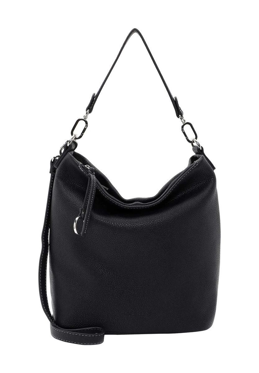 SURI FREY Schultertasche, Anhänger, uni, für Damen, blau