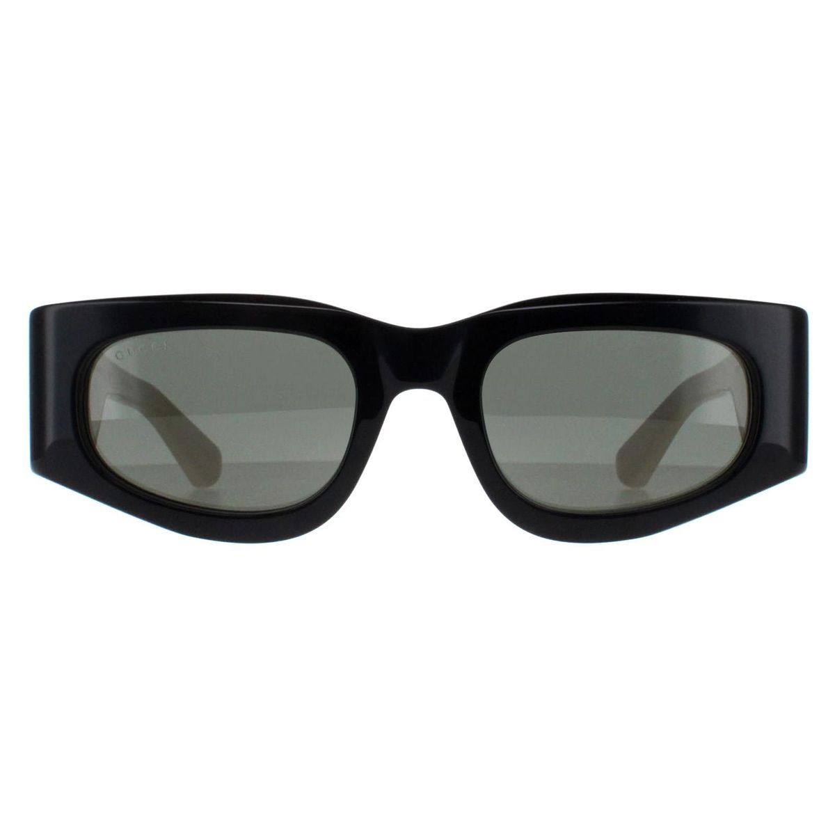 Rechteckige Oversize-Sonnenbrille mit Doppel-G-Logo