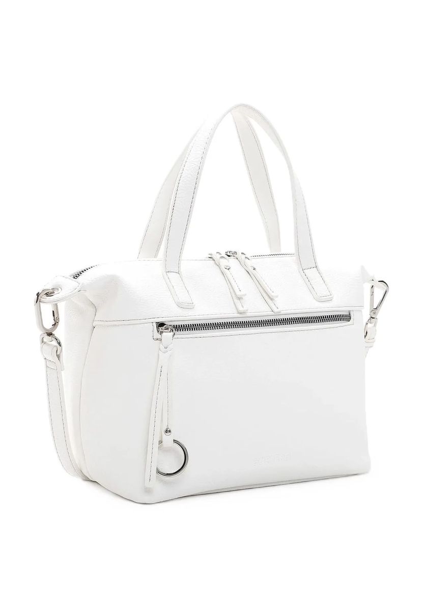 SURI FREY Shopper, Frontfach, uni, für Damen, weiß