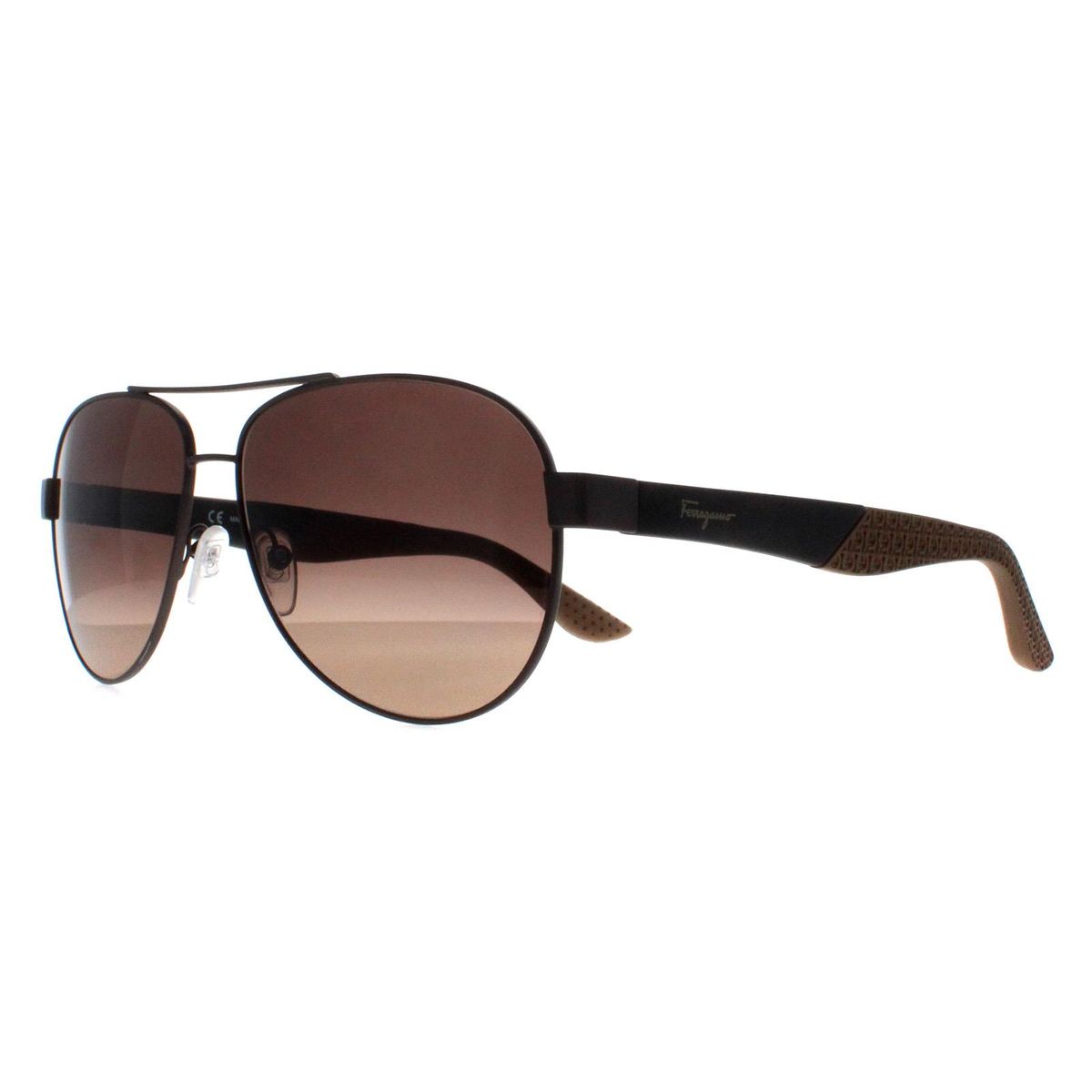Aviator Sonnenbrille Matt Dunkel Ruthenium