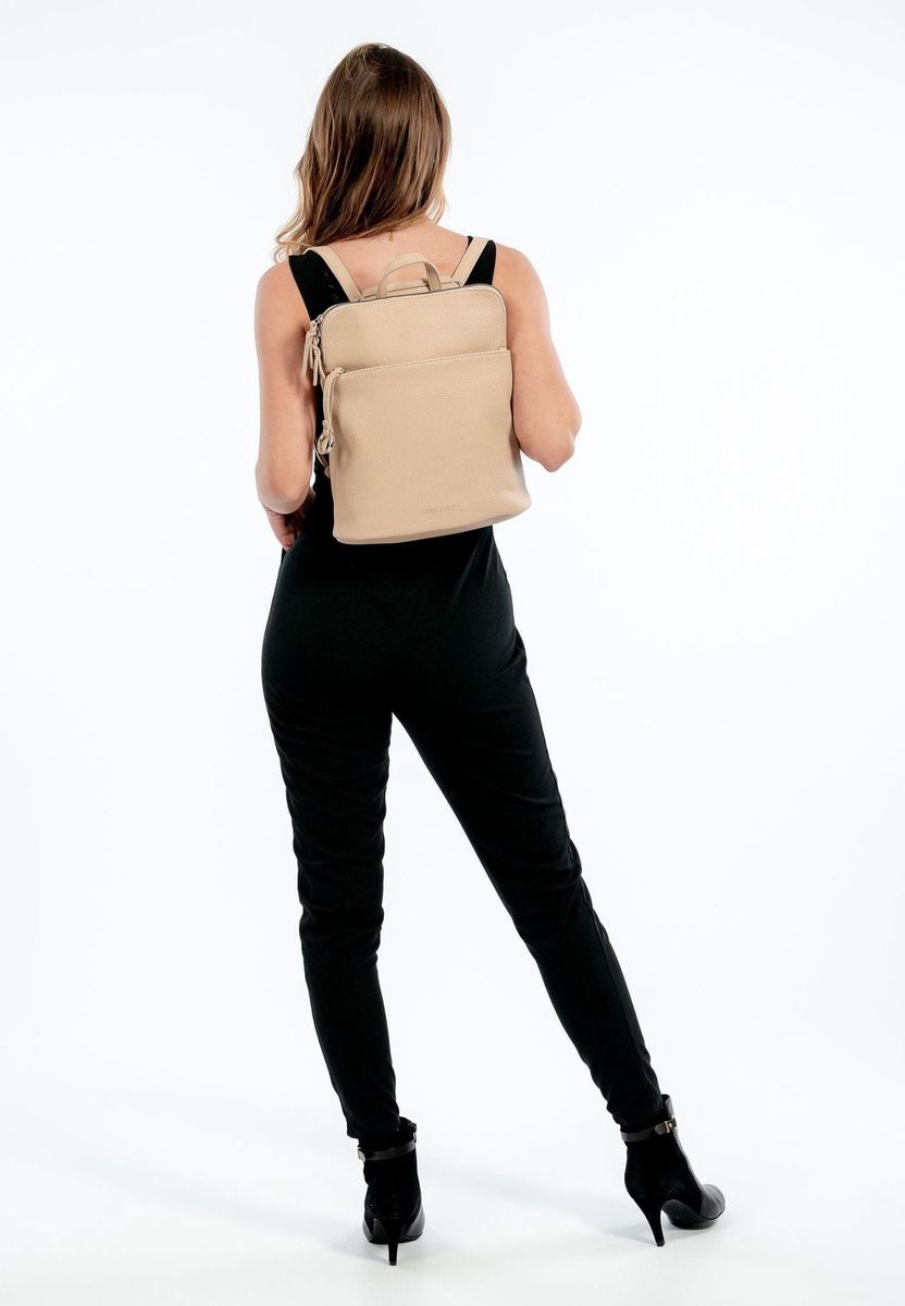 SURI FREY Rucksack, Anhänger, uni, für Damen, beige